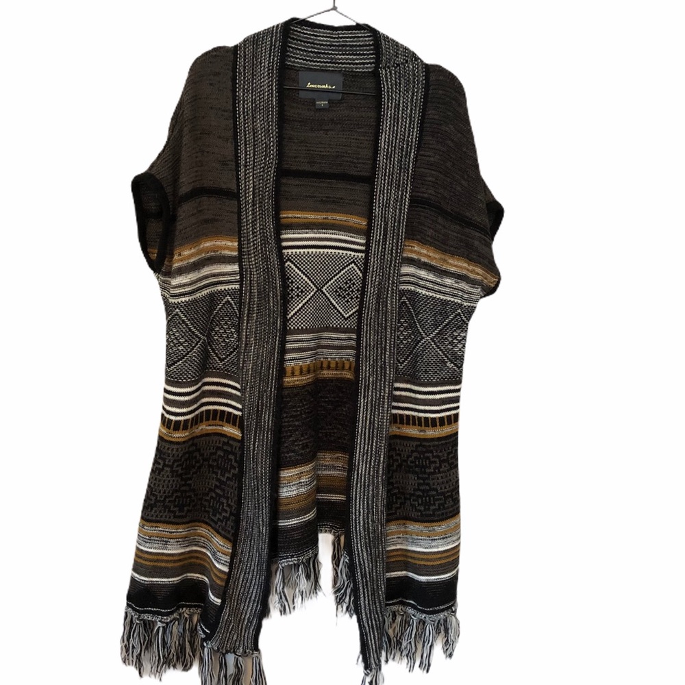 Long Short Sleeved Cardigan Sweater